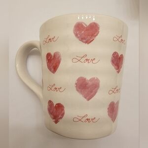 NWOT Heart Mug 22 oz